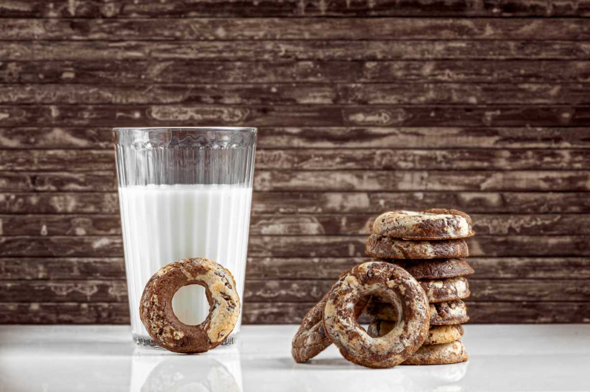 Biscotti variegati al Cacao